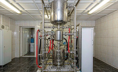 Dialysis water treatment application